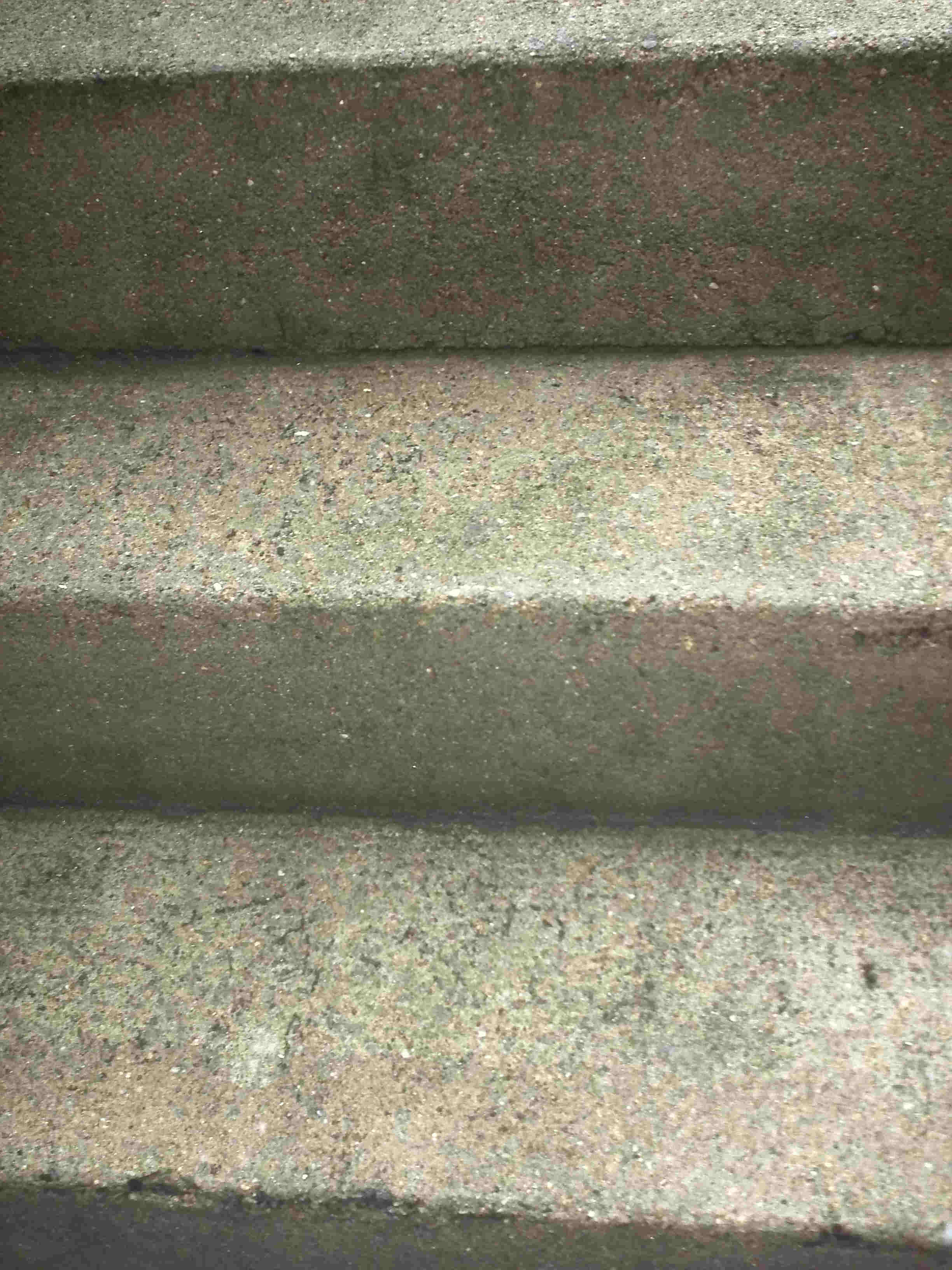 Verschmutzte Treppe